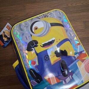 Minions Kids Backpack with Holographic Design